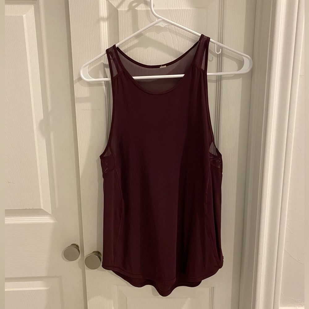 Lululemon tank top dark maroon